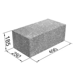 Keramzitbetonio blokeliai FIBO PROOF 3 MPa 250 x 185 x 490 mm – vnt.