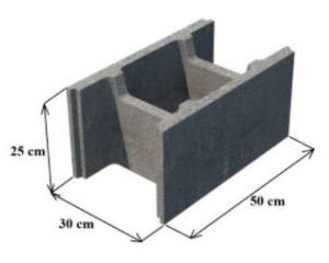 Betoniniai blokeliai HAUS P6-30 500 x 300 x 250 mm – m³