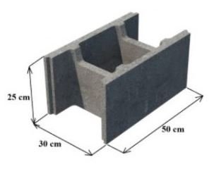 Betoniniai blokeliai HAUS P6-30 500 x 300 x 250 mm – m³
